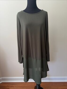 Free with purchase! Roman’s Olive Green Long Sleeve TunicSize 12S